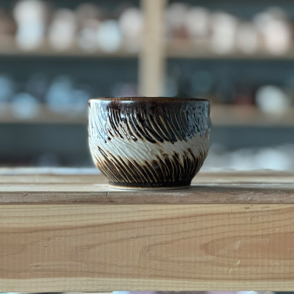Cup - Brown & beige