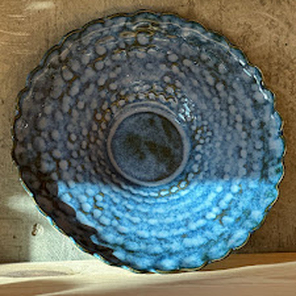 Round Plate - Blue 4