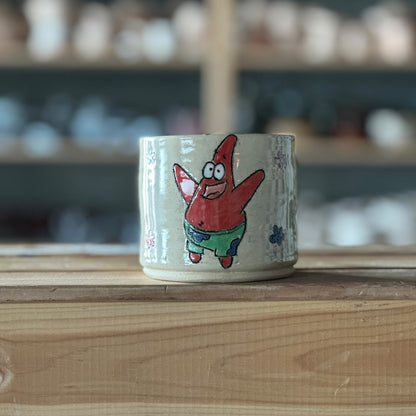Cup with SpongeBob & Flowers
