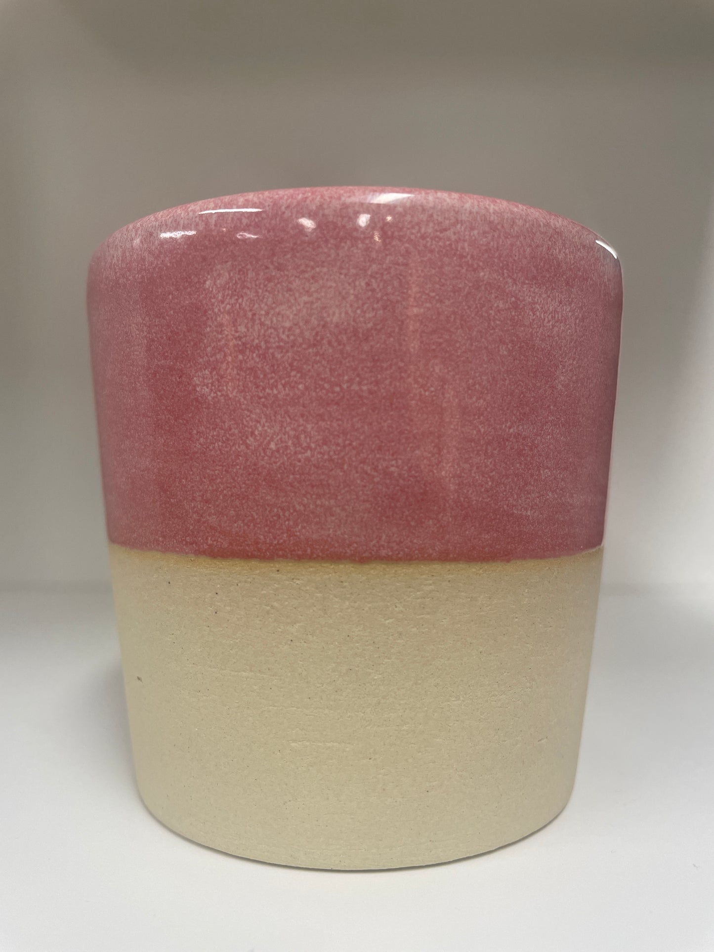 V Cup Blush Pink — handmade ceramic by Ceramic Cube, Lusail Doha Qatar