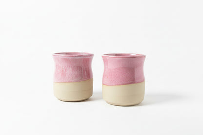 Pink Cube Cup — handmade ceramic by Ceramic Cube, Lusail Doha Qatar