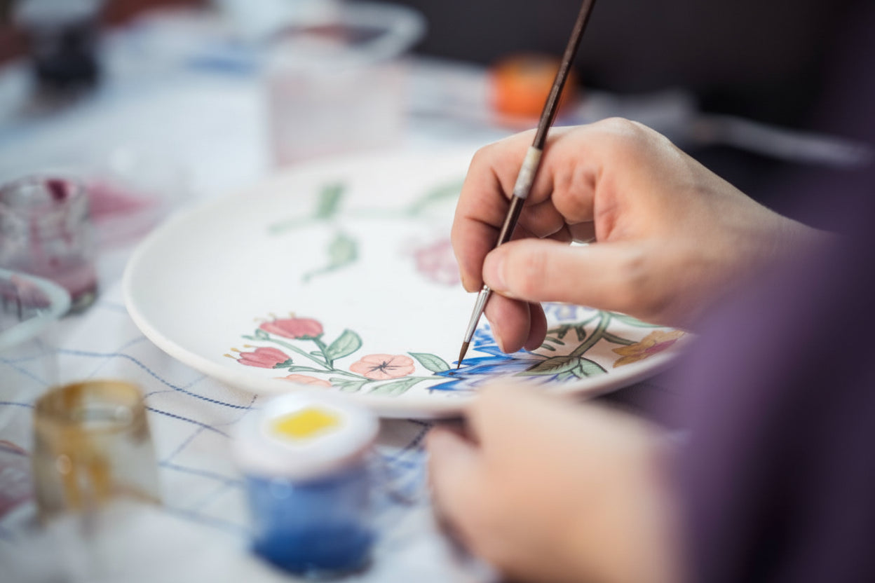 Pottery Painting — handmade ceramic by Ceramic Cube, Lusail Doha Qatar