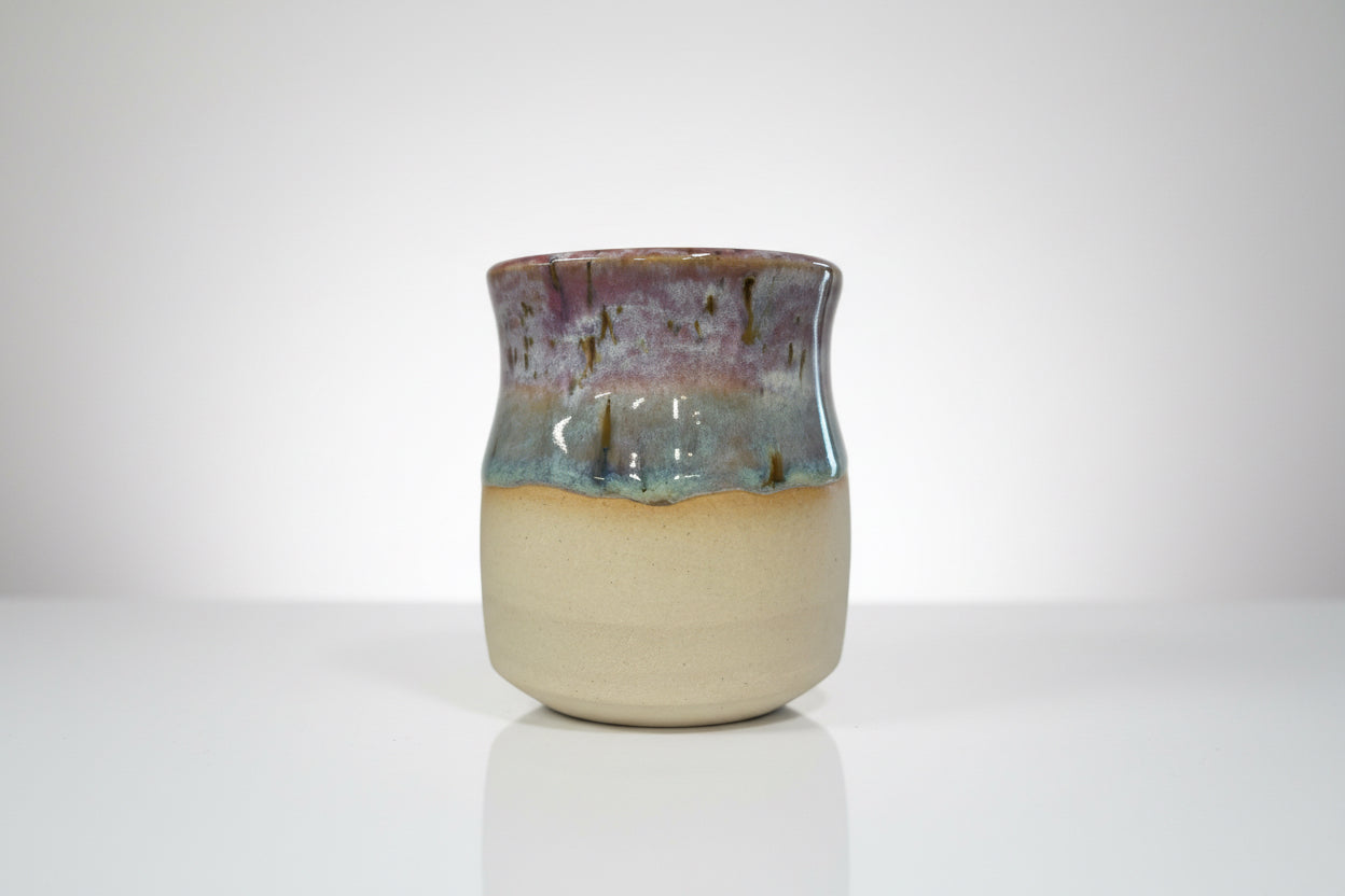 Cube Cup Aurora — handmade ceramic by Ceramic Cube, Lusail Doha Qatar