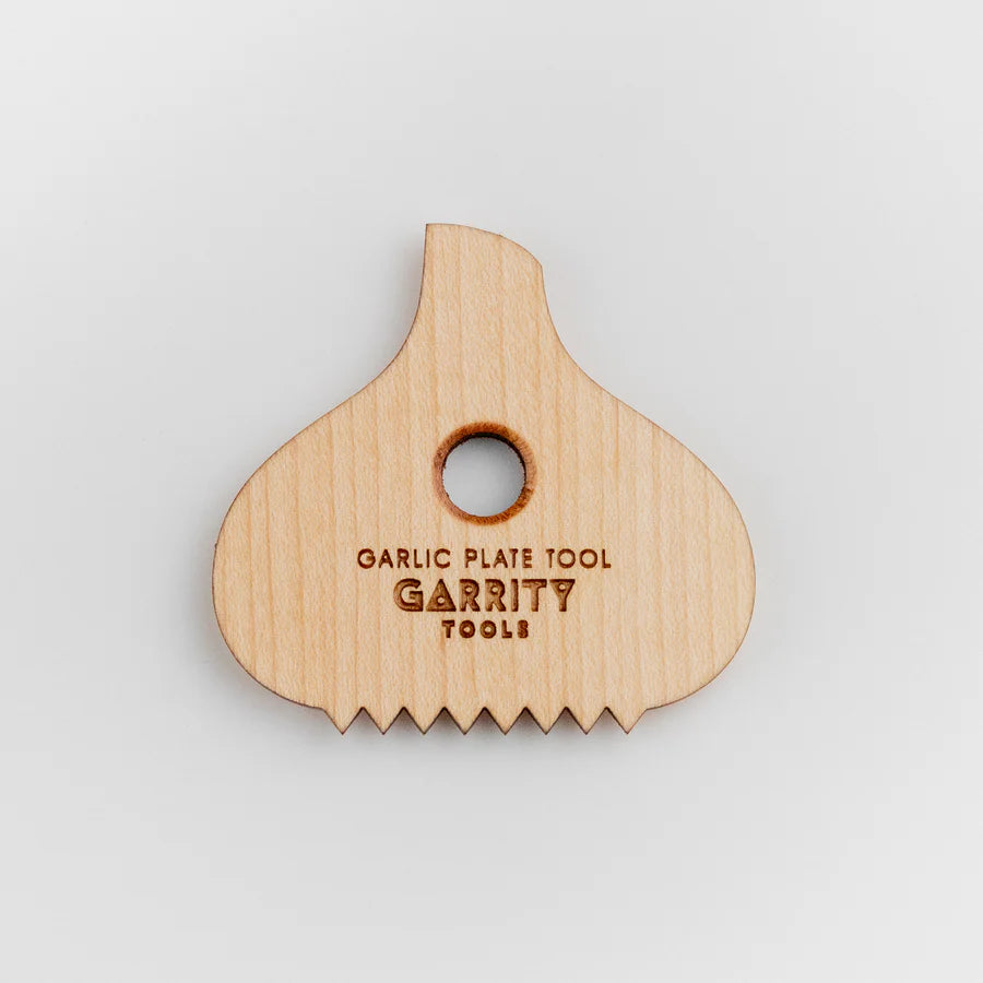 Garlic Plate Tool — handmade ceramic by Ceramic Cube, Lusail Doha Qatar