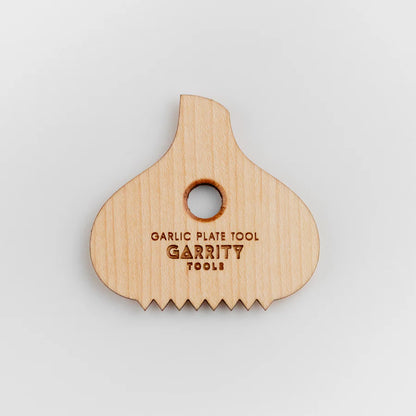 Garlic Plate Tool — handmade ceramic by Ceramic Cube, Lusail Doha Qatar