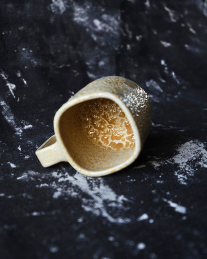 Textured Beige Mug