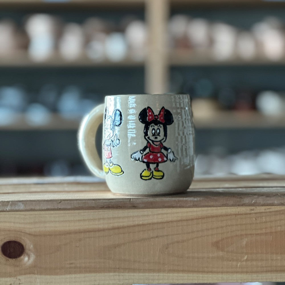 Mini & Mickey Mouse Mug - Beige
