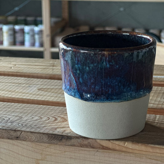 V Cup - Blue & brown