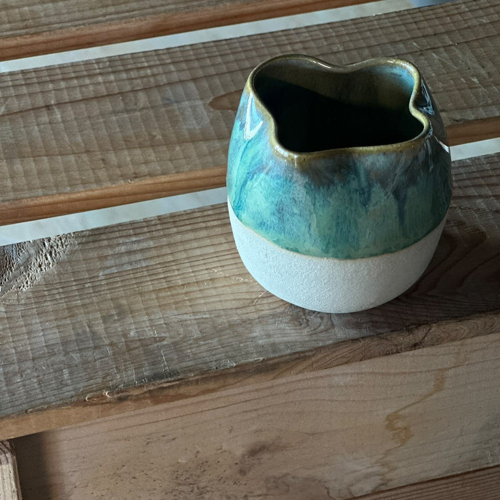 Flower Shape Espresso Cup - Green