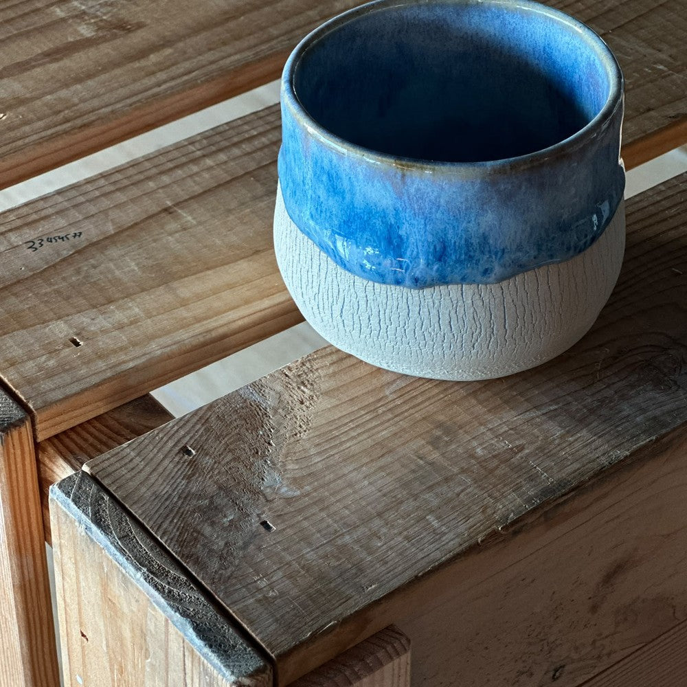Crackle Cup - Blue
