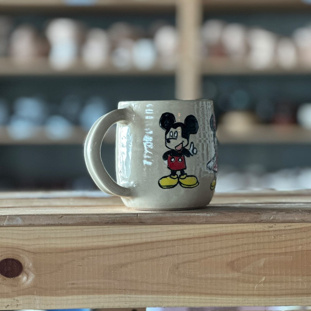 Mini & Mickey Mouse Mug - Beige