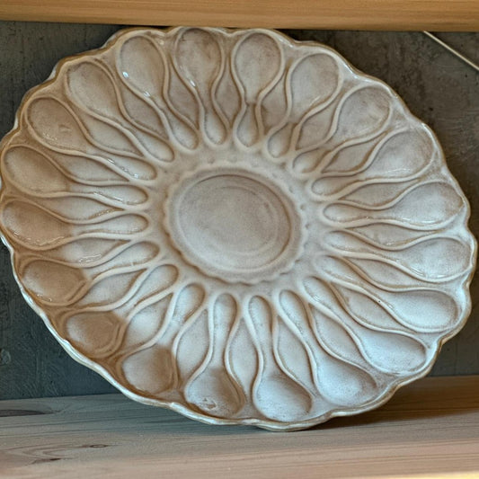 Sunburst Plate - Beige