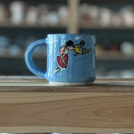Mug with Adnan & Lina - Blue