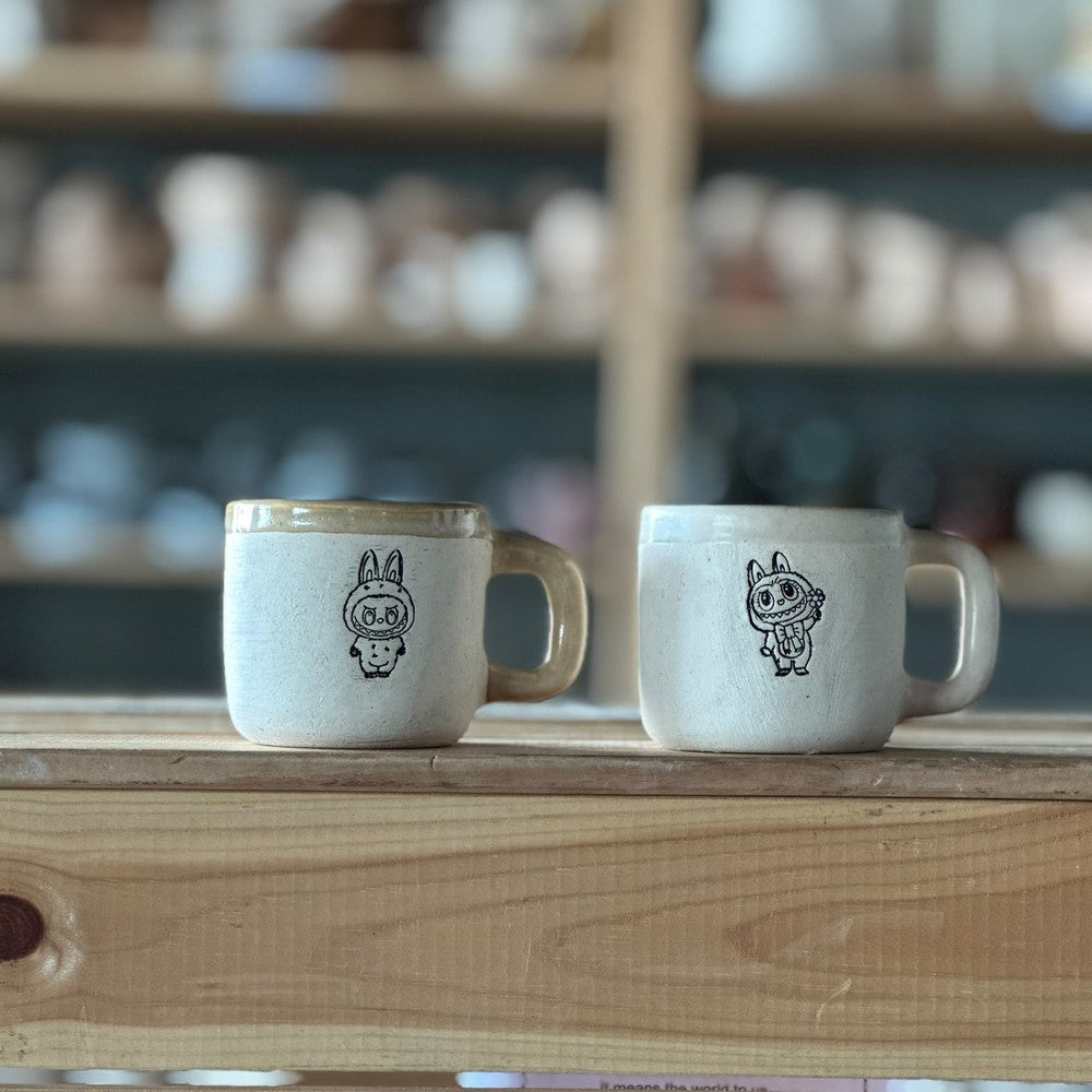 Labubu Mug - Gray