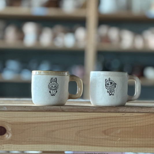 Labubu Mug - Gray