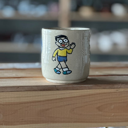 Mug with Doraemon & Friends - Beige