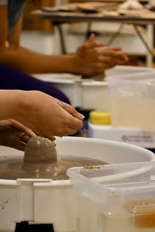 Family & Friends wheel pottery workshop at Ceramic Cube