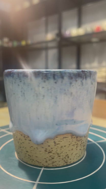 V Cup Speckled Blue